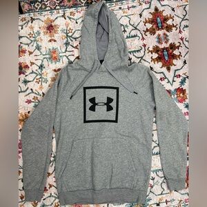 Under Armour Rival Grey Mens Hoodie
